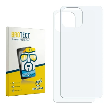 Face avant d’un emballage produit avec le logo de la marque BROTECT. À côté se trouve la protection d’écran correspondante.