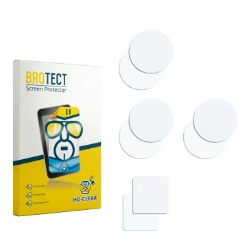 Face avant d’un emballage produit avec le logo de la marque BROTECT. À côté se trouve la protection d’écran correspondante.