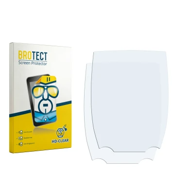 Face avant d’un emballage produit avec le logo de la marque BROTECT. À côté se trouve la protection d’écran correspondante.