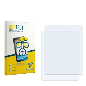 Face avant d’un emballage produit avec le logo de la marque BROTECT. À côté se trouve la protection d’écran correspondante.