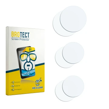 Face avant d’un emballage produit avec le logo de la marque BROTECT. À côté se trouve la protection d’écran correspondante.