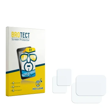 Face avant d’un emballage produit avec le logo de la marque BROTECT. À côté se trouve la protection d’écran correspondante.