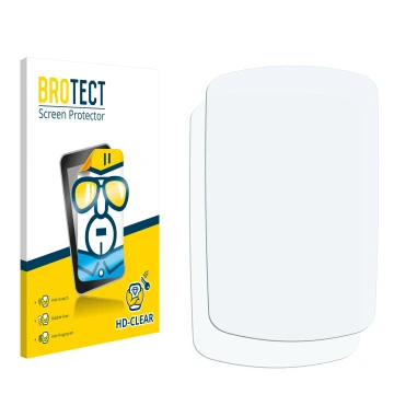 Face avant d’un emballage produit avec le logo de la marque BROTECT. À côté se trouve la protection d’écran correspondante.