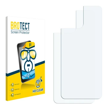 Face avant d’un emballage produit avec le logo de la marque BROTECT. À côté se trouve la protection d’écran correspondante.