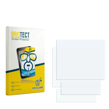 Face avant d’un emballage produit avec le logo de la marque BROTECT. À côté se trouve la protection d’écran correspondante.