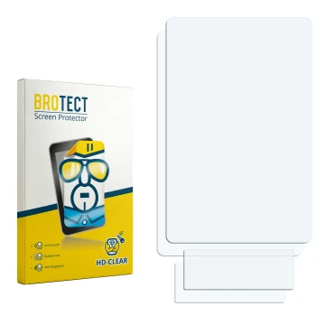 Face avant d’un emballage produit avec le logo de la marque BROTECT. À côté se trouve la protection d’écran correspondante.