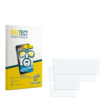 Face avant d’un emballage produit avec le logo de la marque BROTECT. À côté se trouve la protection d’écran correspondante.