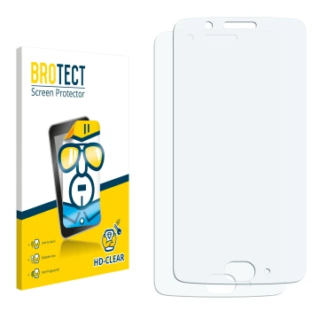 Face avant d’un emballage produit avec le logo de la marque BROTECT. À côté se trouve la protection d’écran correspondante.