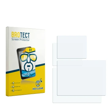 Face avant d’un emballage produit avec le logo de la marque BROTECT. À côté se trouve la protection d’écran correspondante.