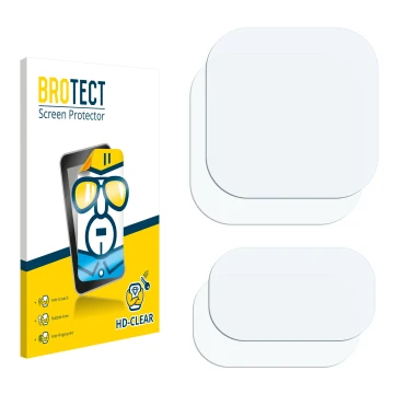 Face avant d’un emballage produit avec le logo de la marque BROTECT. À côté se trouve la protection d’écran correspondante.