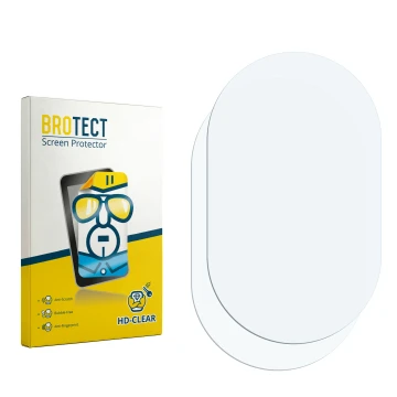 Face avant d’un emballage produit avec le logo de la marque BROTECT. À côté se trouve la protection d’écran correspondante.
