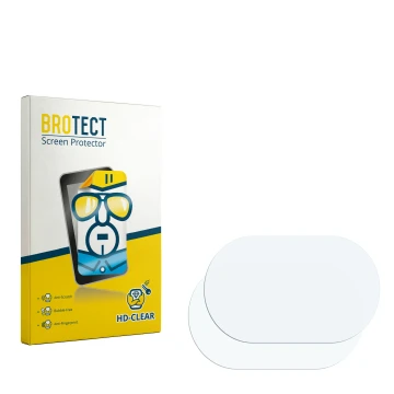 Face avant d’un emballage produit avec le logo de la marque BROTECT. À côté se trouve la protection d’écran correspondante.
