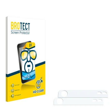 Face avant d’un emballage produit avec le logo de la marque BROTECT. À côté se trouve la protection d’écran correspondante.