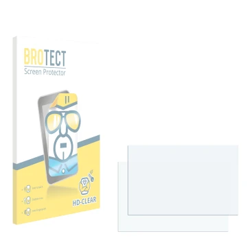 Face avant d’un emballage produit avec le logo de la marque BROTECT. À côté se trouve la protection d’écran correspondante.