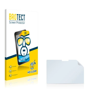 Face avant d’un emballage produit avec le logo de la marque BROTECT. À côté se trouve la protection d’écran correspondante.