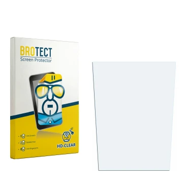Face avant d’un emballage produit avec le logo de la marque BROTECT. À côté se trouve la protection d’écran correspondante.