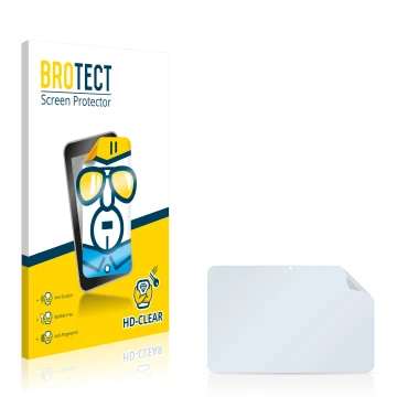 Face avant d’un emballage produit avec le logo de la marque BROTECT. À côté se trouve la protection d’écran correspondante.