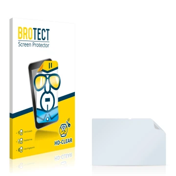 Face avant d’un emballage produit avec le logo de la marque BROTECT. À côté se trouve la protection d’écran correspondante.