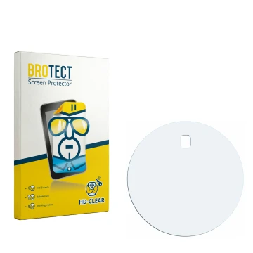 Face avant d’un emballage produit avec le logo de la marque BROTECT. À côté se trouve la protection d’écran correspondante.