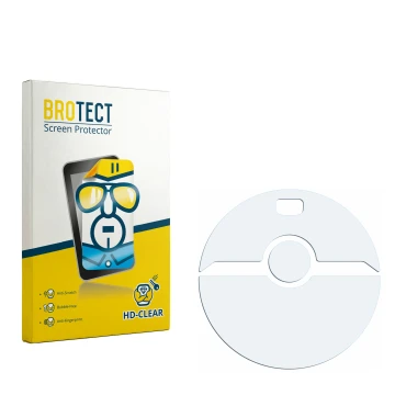 Face avant d’un emballage produit avec le logo de la marque BROTECT. À côté se trouve la protection d’écran correspondante.