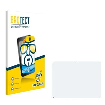 Face avant d’un emballage produit avec le logo de la marque BROTECT. À côté se trouve la protection d’écran correspondante.