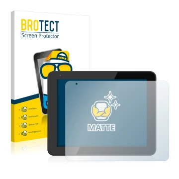 Face avant d’un emballage produit avec le logo de la marque BROTECT. À côté, l’appareil BQ Curie 2 est représenté avec la prot