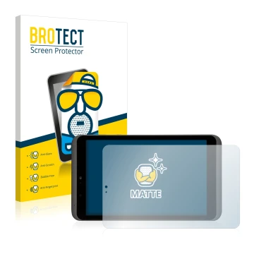 Face avant d’un emballage produit avec le logo de la marque BROTECT. À côté, l’appareil Tesco hudl2 est représenté avec la pro