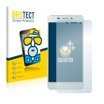 Face avant d’un emballage produit avec le logo de la marque BROTECT. À côté, l’appareil Doogee Ibiza F2 est représenté avec la
