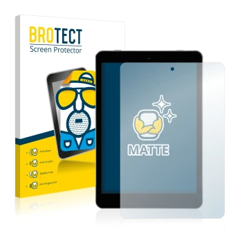 Face avant d’un emballage produit avec le logo de la marque BROTECT. À côté, l’appareil Kiano SlimTab 8 est représenté avec la