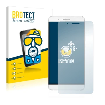 Face avant d’un emballage produit avec le logo de la marque BROTECT. À côté, l’appareil Honor 7i est représenté avec la protec