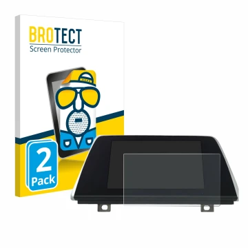 Face avant d’un emballage produit avec le logo de la marque BROTECT. À côté, l’appareil BMW Professional 6.5