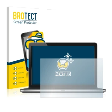 Face avant d’un emballage produit avec le logo de la marque BROTECT. À côté, l’appareil est représenté avec la protection d’éc