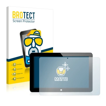 Face avant d’un emballage produit avec le logo de la marque BROTECT. À côté, l’appareil Cube i7 Stylus est représenté avec la 