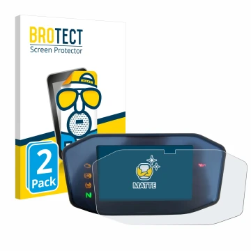 Face avant d’un emballage produit avec le logo de la marque BROTECT. À côté, l’appareil KTM 690 Duke 2016 est représenté avec 