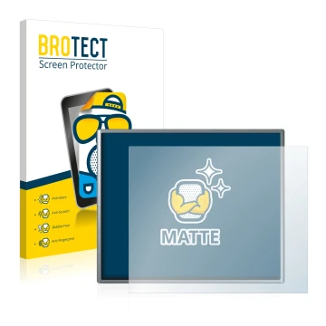 Face avant d’un emballage produit avec le logo de la marque BROTECT. À côté, l’appareil Siemens Simatic HMI KTP 400 Basic est 