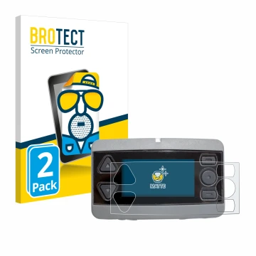 Face avant d’un emballage produit avec le logo de la marque BROTECT. À côté, l’appareil Airbus P8GR est représenté avec la pro