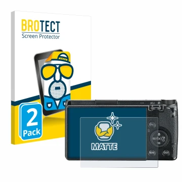 Face avant d’un emballage produit avec le logo de la marque BROTECT. À côté, l’appareil Ricoh GR III 2019 R02010 est représent