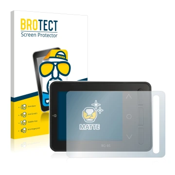 Face avant d’un emballage produit avec le logo de la marque BROTECT. À côté, l’appareil ISDT BG-8S est représenté avec la prot