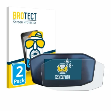 Face avant d’un emballage produit avec le logo de la marque BROTECT. À côté, l’appareil KTM 1290 Super Duke R est représenté a