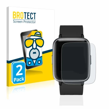 Face avant d’un emballage produit avec le logo de la marque BROTECT. À côté, l’appareil Letsfit Fitness Tracker 1.3