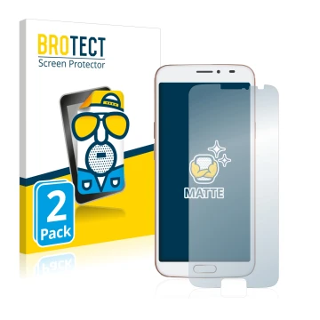 Face avant d’un emballage produit avec le logo de la marque BROTECT. À côté, l’appareil Doro 8080 est représenté avec la prote