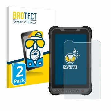 Face avant d’un emballage produit avec le logo de la marque BROTECT. À côté, l’appareil GeoMax Zenius 800 est représenté avec 