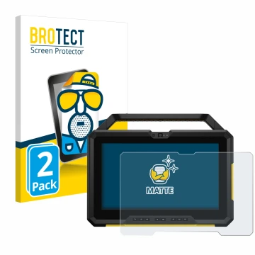 Face avant d’un emballage produit avec le logo de la marque BROTECT. À côté, l’appareil Dell Latitude 7220 est représenté avec