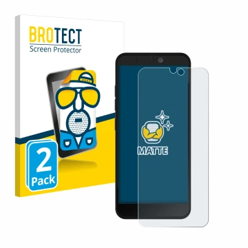 Face avant d’un emballage produit avec le logo de la marque BROTECT. À côté, l’appareil Fairphone 3 Plus est représenté avec l