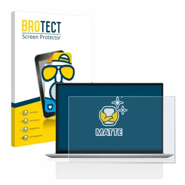Face avant d’un emballage produit avec le logo de la marque BROTECT. À côté, l’appareil Dell Inspiron 17 7706 2-in-1 est repré
