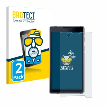 Face avant d’un emballage produit avec le logo de la marque BROTECT. À côté, l’appareil Bittium Tough Mobile 2 est représenté 