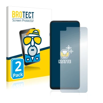 Face avant d’un emballage produit avec le logo de la marque BROTECT. À côté, l’appareil Motorola G100 est représenté avec la p