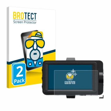 Face avant d’un emballage produit avec le logo de la marque BROTECT. À côté, l’appareil Sony FX6 est représenté avec la protec