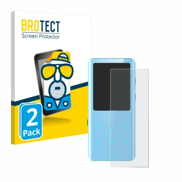 Face avant d’un emballage produit avec le logo de la marque BROTECT. À côté, l’appareil AGPtek A19X est représenté avec la pro