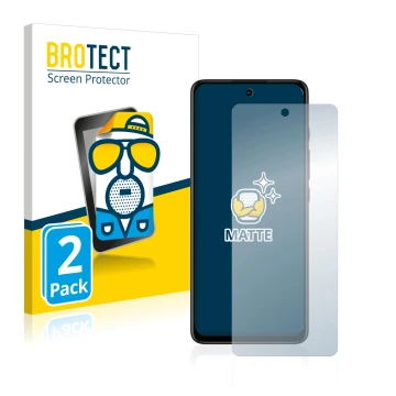 Face avant d’un emballage produit avec le logo de la marque BROTECT. À côté, l’appareil Motorola Moto G60S est représenté avec